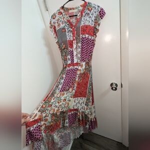 Fair Haven Ditzy Floral Patchwork Dress